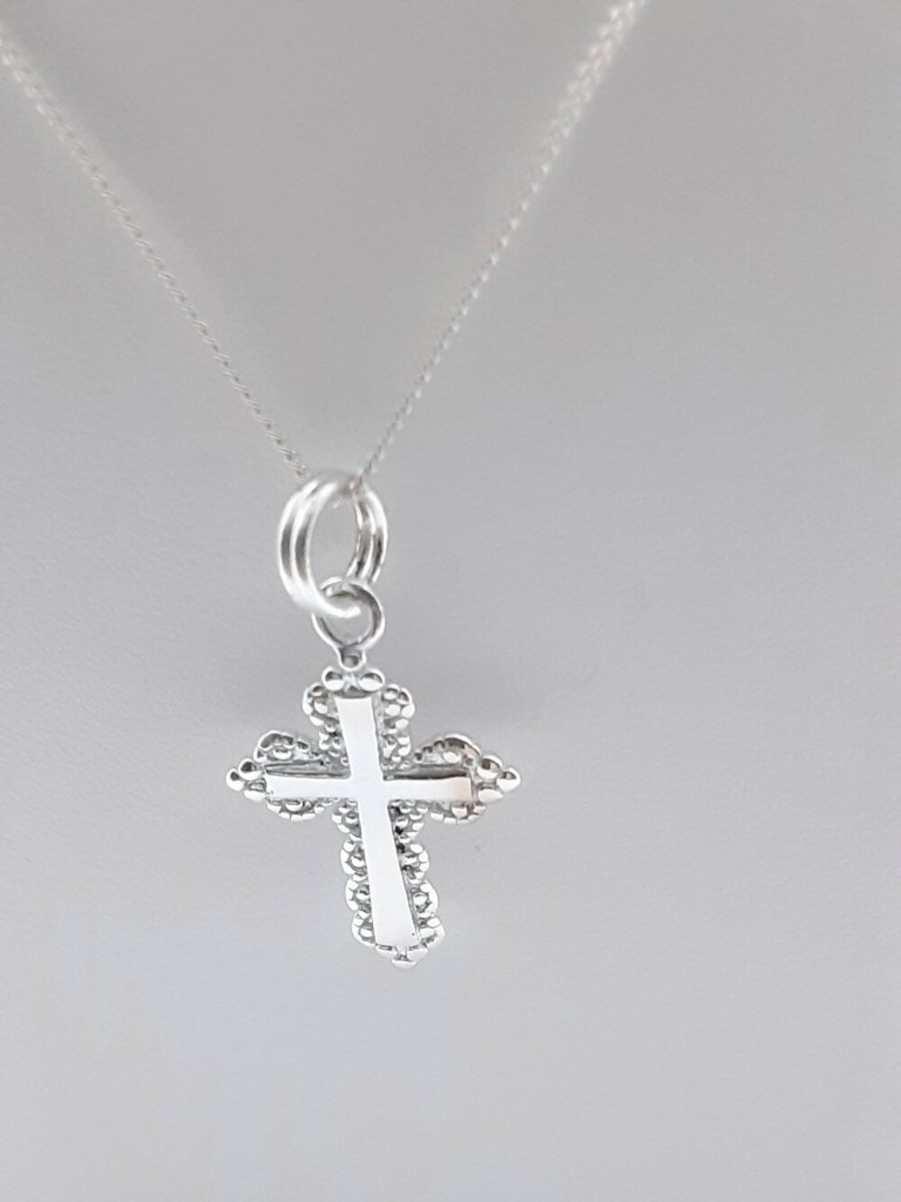 NEW 925 silver cross pendant - Picture 5 of 10